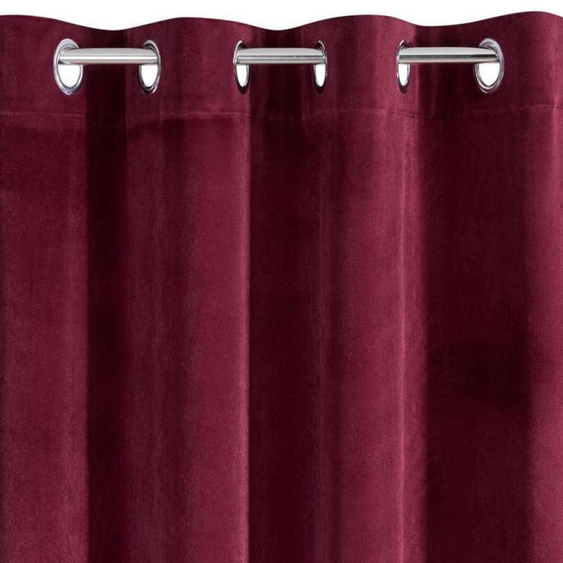 velours donkerrood bordeaux