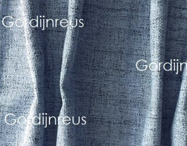 100% Verduisterend Plooigordijn Azure Blauw 2 stuks 280 cm breed