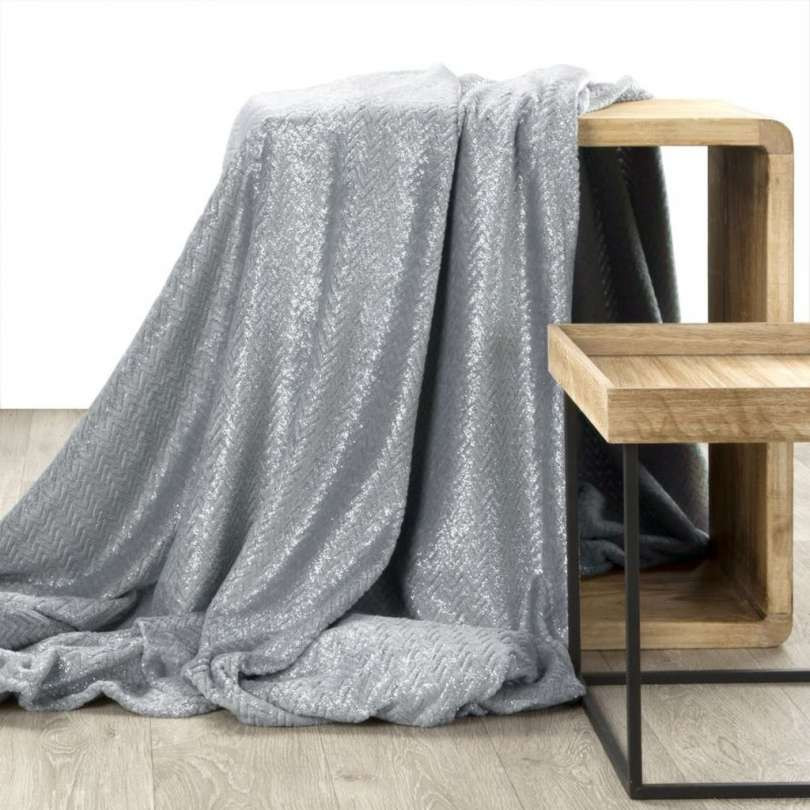 LUXE SPREI GLANS LICHTGRIJS