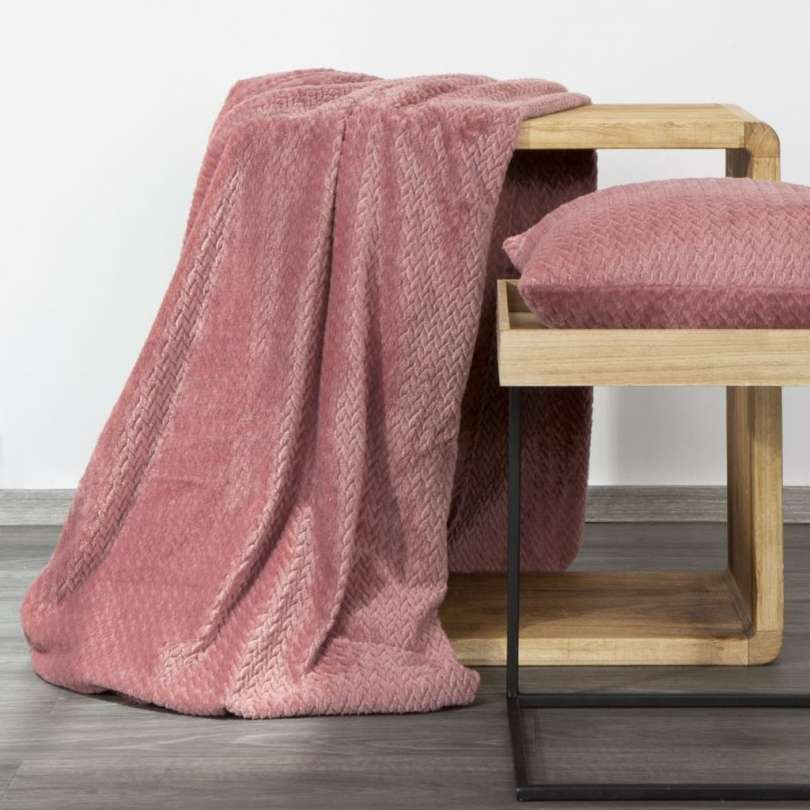 LUXE SPREI VISGRAAT OUDROZE