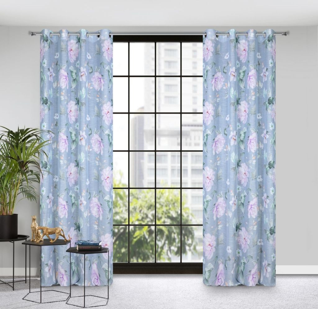 gordijn met ringen BOTANIC PEONY 140 x 250 cm 2 stuks