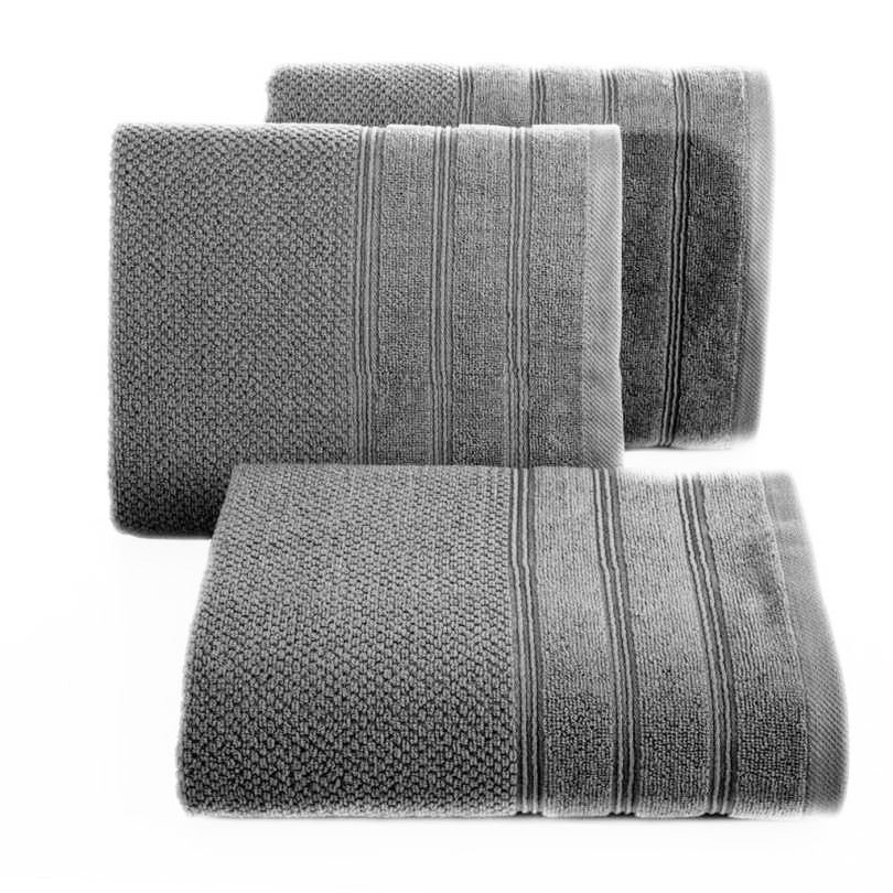 HANDDOEK LUXE KATOEN GRIJS