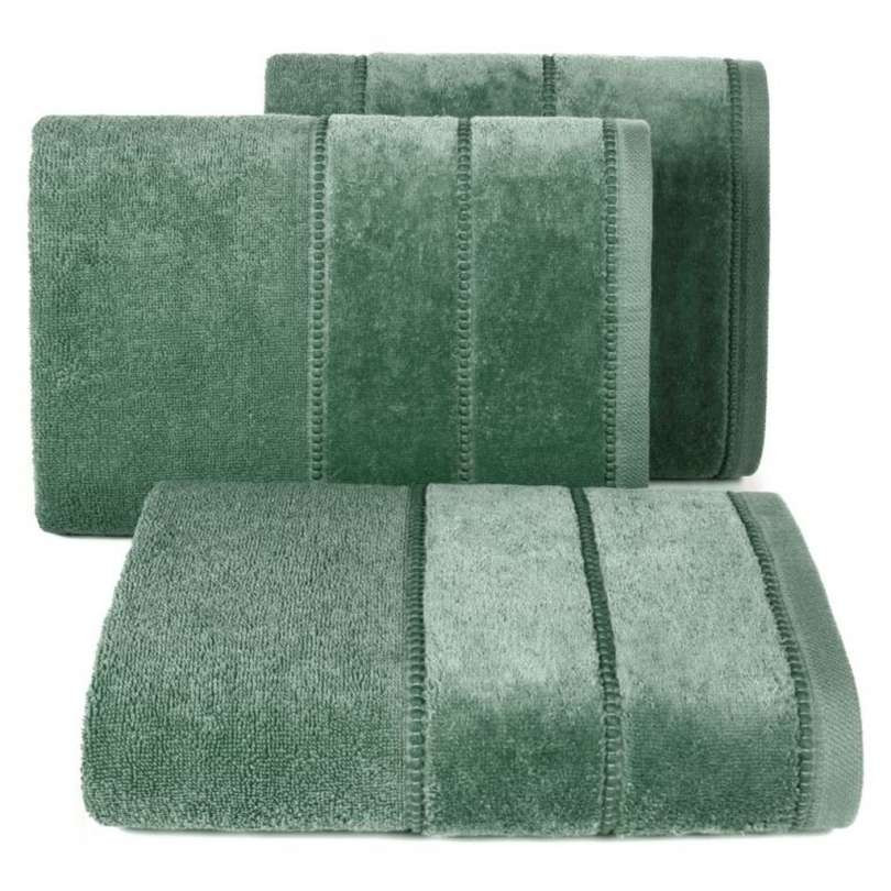 HANDDOEK LUXE KATOEN/VELVET MOSGROEN 