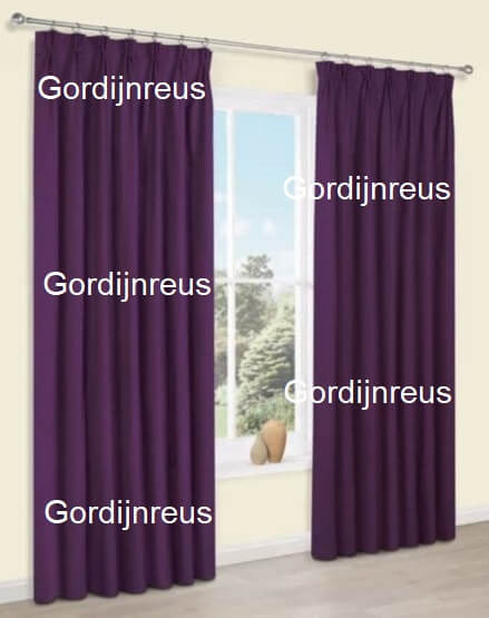 LUXE VERDUISTERENDE PLOOIGORDIJN - CM BREED - 2 stuks