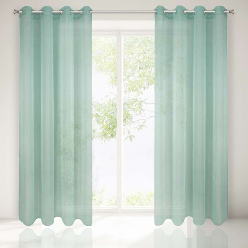 Vitrage mint 140x250cm x 2 stuks