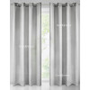 GORDIJN MET RINGEN BRENDA GRIJS 140 X 250 CM 2 STUKS