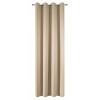 Verduisterende gordijn LATTE met ringen 140x250